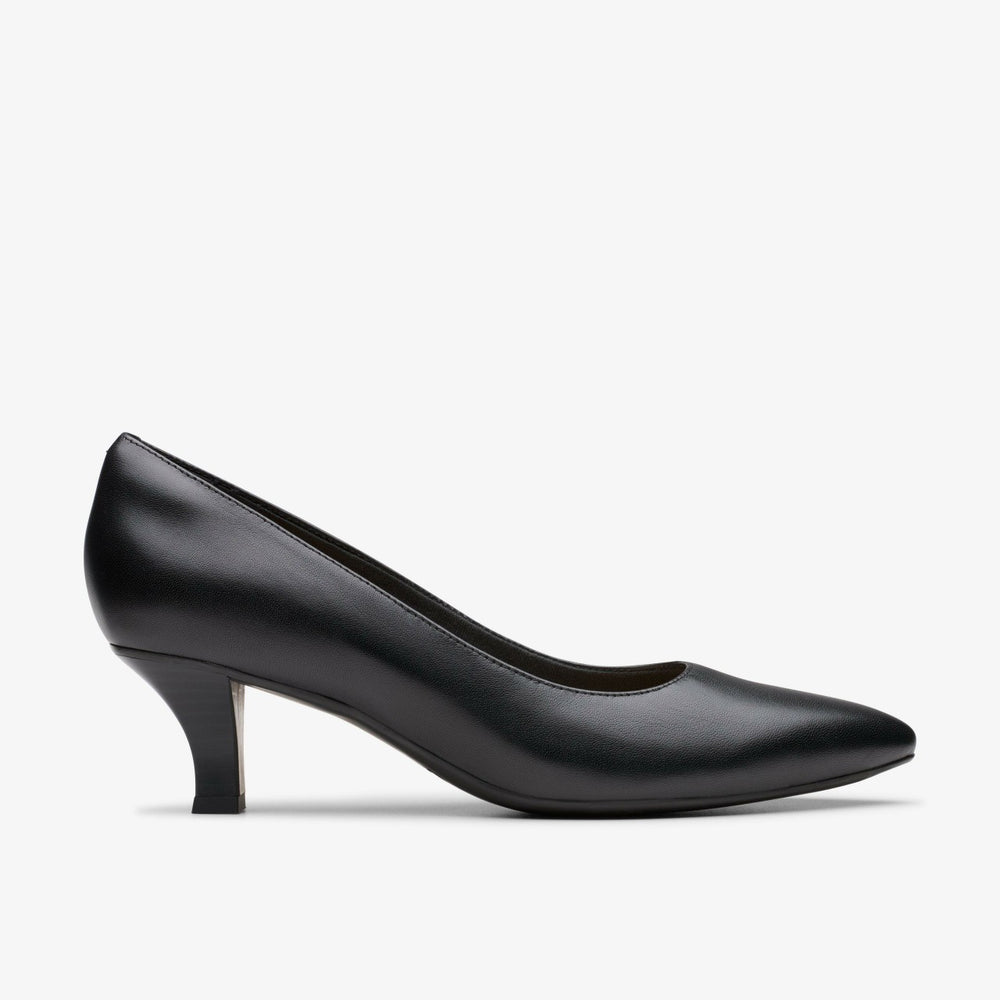 Kepley Vine Black Leather | Clarks Sale - Women