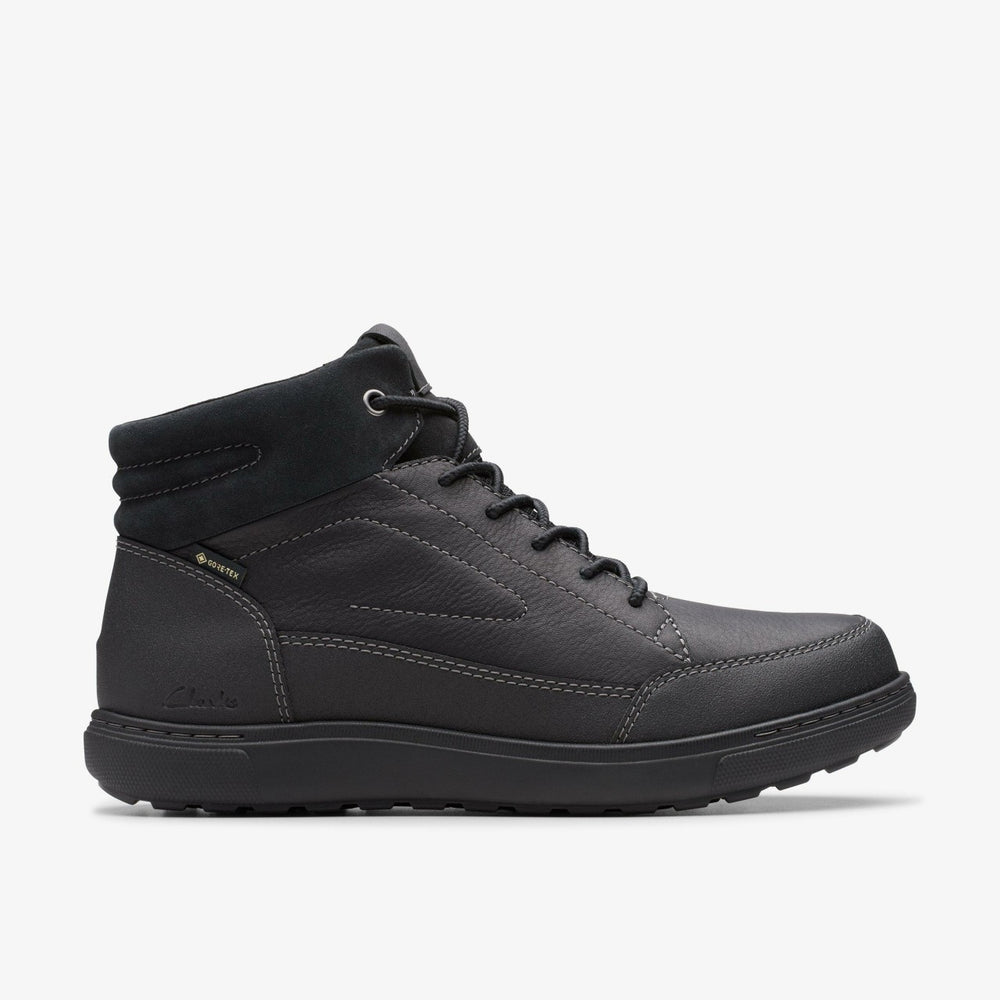 Mapstone Hi GORE-TEX Black Warmlined Leather | Clarks Sale - Men