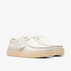 Torhill Lo White Leather | Clarks outlet - Men