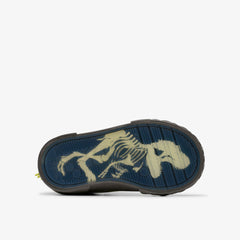 Foxing Rex Hi Toddler Black Canvas | Clarks for sale - Kids