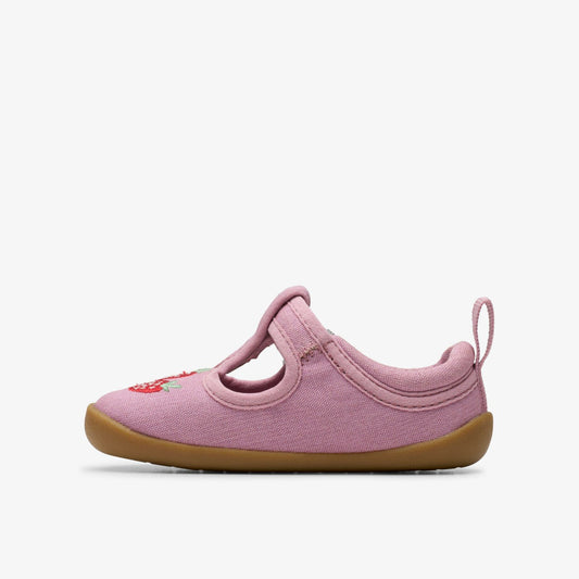 Roamer Grow Toddler Pink Canvas | Clarks on Sale - Kids / Babies