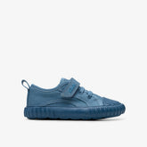 Foxing Stitch Toddler Blue Fabric | Clarks discount - Kids