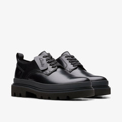 Badell Lace Black Leather | Clarks discount - Men