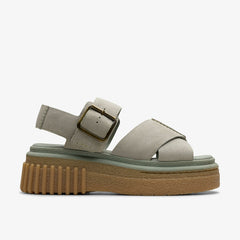 Evamar Wish Light Green Suede | Clarks discount - Women