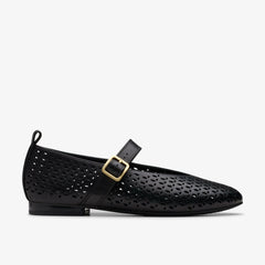 Fawna Jane Black Leather | Clarks on Sale - Women