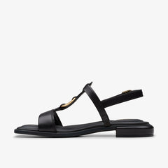 Ariany Sling Black Leather | Clarks outlet - Women