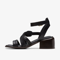 Morwyn Strap Black Leather | Clarks for sale - Women