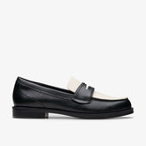 Straven Edge Black Combination Leather | Clarks discount - Women
