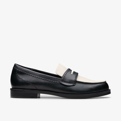 Straven Edge Black Combination Leather | Clarks discount - Women