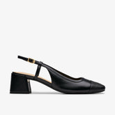 Nyta 45 Sling Black Combination Leather | Clarks online - Women