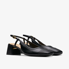Nyta 45 Sling Black Combination Leather | Clarks online - Women