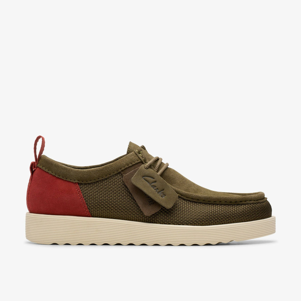 Wallabee FTR 2 Lo Olive Combination | Clarks on Sale - Men