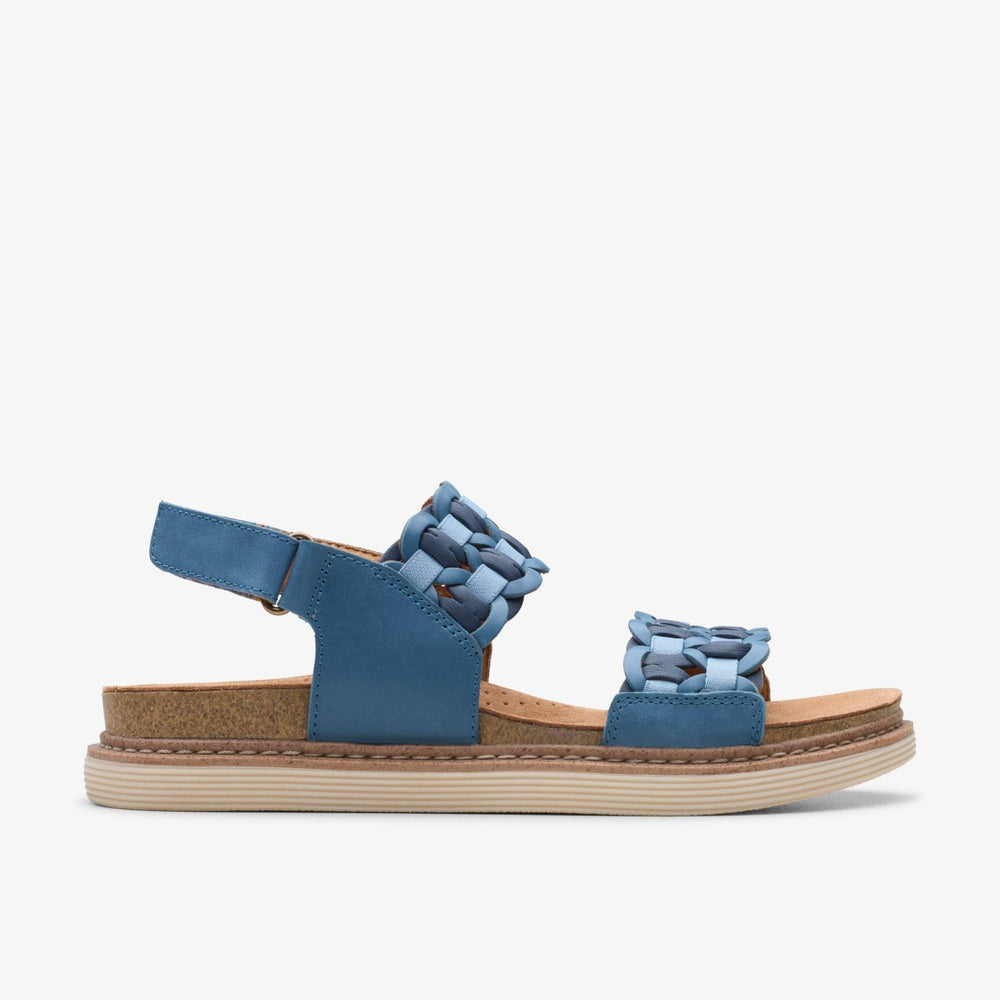 Arwell Glide Blue Combination | Clarks for sale - Women