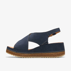 Kassanda Step Navy Nubuck | Clarks outlet - Women