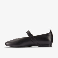 Fawna Bar Black Leather | Clarks on Sale - Women