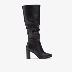 Freva 85 Slouch Black Leather | Clarks outlet - Women