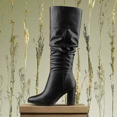 Freva 85 Slouch Black Leather | Clarks outlet - Women