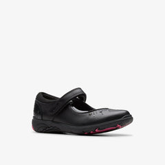 Relda Wish Kid Black Leather | Clarks outlet - Kids