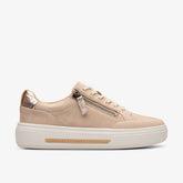 Hollyhock Zip Sand Nubuck | Clarks discount - Women