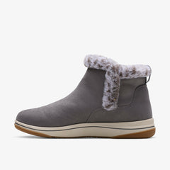 Brinkley Fur Dark Grey | Clarks outlet - Women