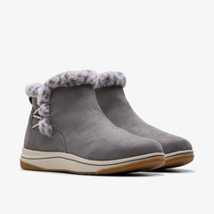 Brinkley Fur Dark Grey | Clarks outlet - Women