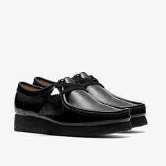 Wallabee Black Patent | Clarks for sale - Women