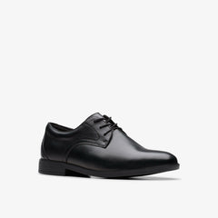 Jonwin Step Youth Black Leather | Clarks on Sale - Kids