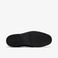 Jonwin Loop Youth Black Leather | Clarks for sale - Kids
