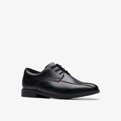 Jonwin Loop Youth Black Leather | Clarks for sale - Kids