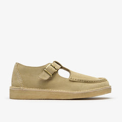 Nomad T Bar Maple Suede | Clarks outlet - Men