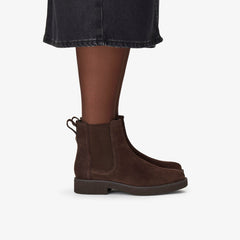 Nella Top Dark Brown Suede | Clarks for sale - Women