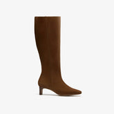 Edina Tall Walnut Suede | Clarks Sale - Women