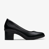 Shaya Poppy Black Leather | Clarks online - Women