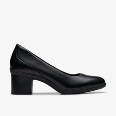 Shaya Poppy Black Leather | Clarks online - Women