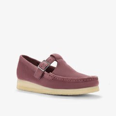 Wallabee T Bar Rose Brown Suede | Clarks online - Women