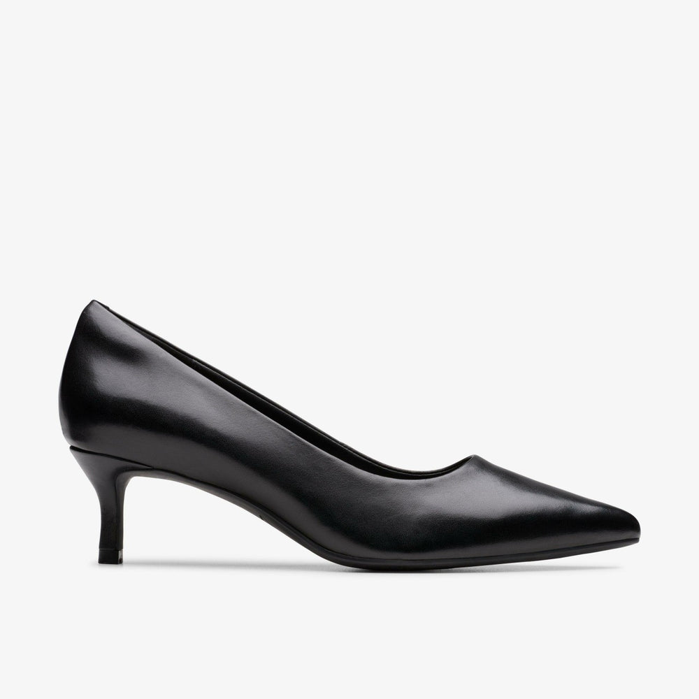Zarey Court Black Leather | Clarks on Sale - Women