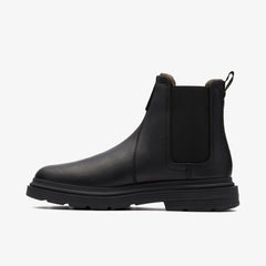 Badbury Easy Black Leather | Clarks discount - Men