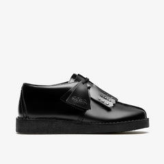 Desert Trek Black Hi Shine Leather | Clarks for sale - Women