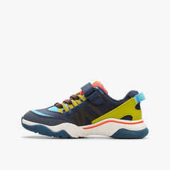 Feather Track Kid Navy Combination | Clarks for sale - Kids