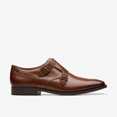 Paulton Monk Tan Leather | Clarks discount - Men