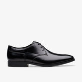 Paulton Lace Black Hi Shine Leather | Clarks on Sale - Men