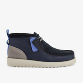 Wallabee FTR2 Boot Navy Combination | Clarks on Sale - Men