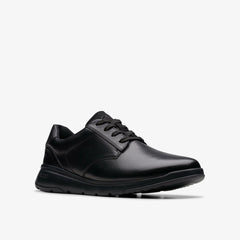 Lifton Lace Black Leather | Clarks discount - Men