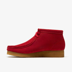 Wallabee Boot Red Suede | Clarks discount - Women