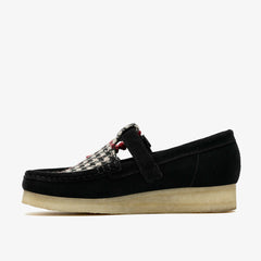 Wallabee T Bar Black Tweed Combination | Clarks outlet - Women