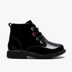 Oaklyn Charm Toddler Black Patent | Clarks for sale - Kids