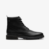 Newford Lace Boot Black Leather | Clarks outlet - Men