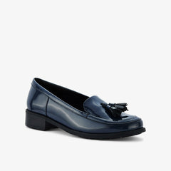 Havisham Edge Loafer Navy Patent | Clarks on Sale - Women