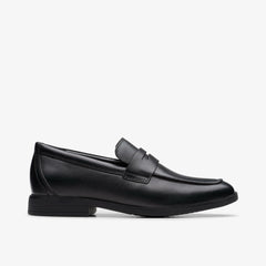 Jonwin Craft Youth Black Leather | Clarks on Sale - Kids