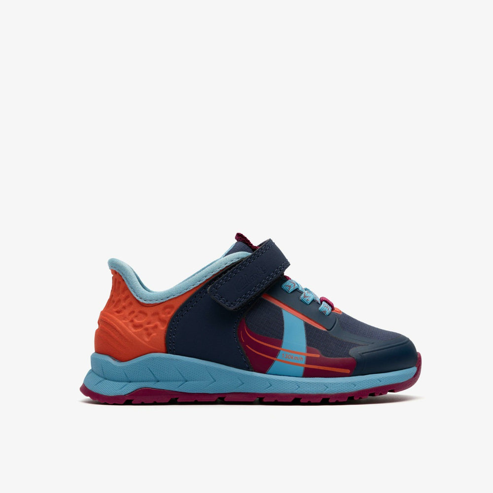 Selva Lane Toddler Navy Combination | Clarks Sale - Kids